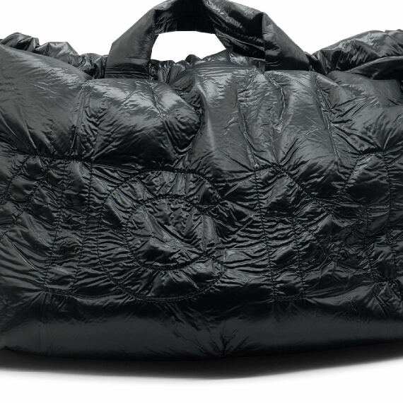 Penelope<br />Zaino Borsa nylon nero logata 