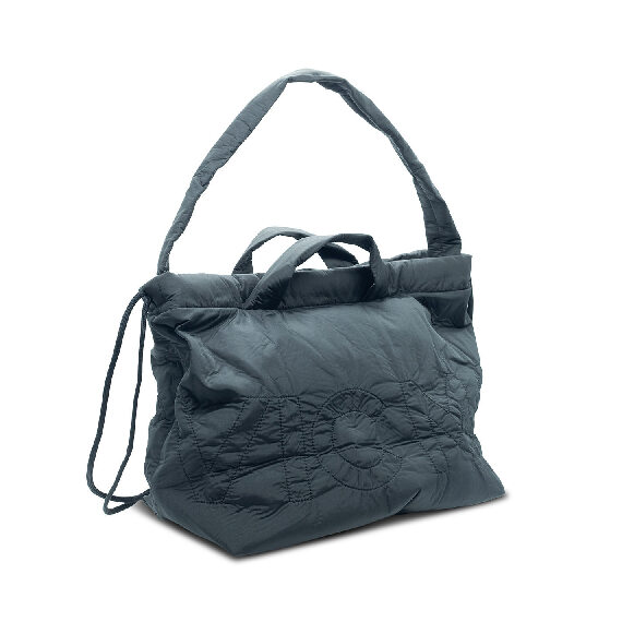 Penelope<br />Zaino Borsa nylon nero logata 