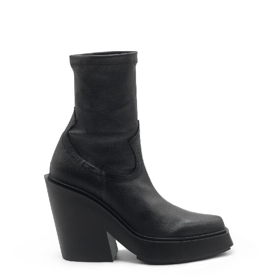 Tetrix Black Stretch Half Boots 